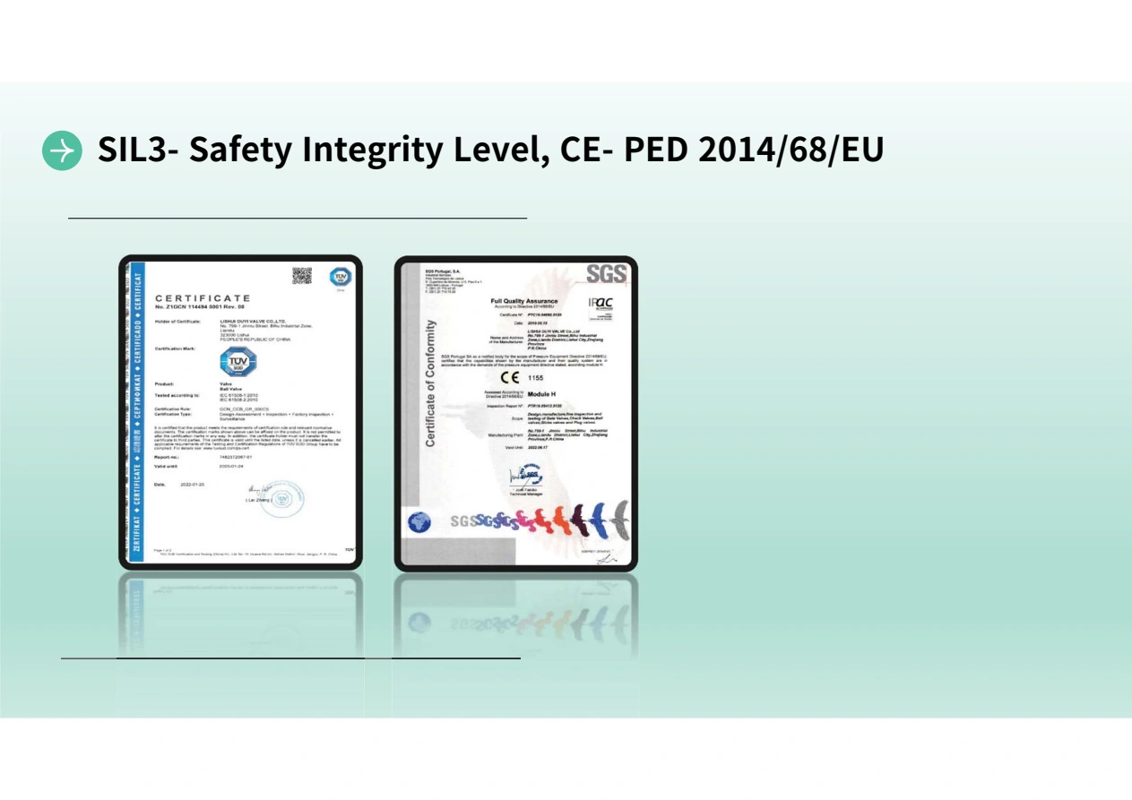 SIL 3 & CE PED