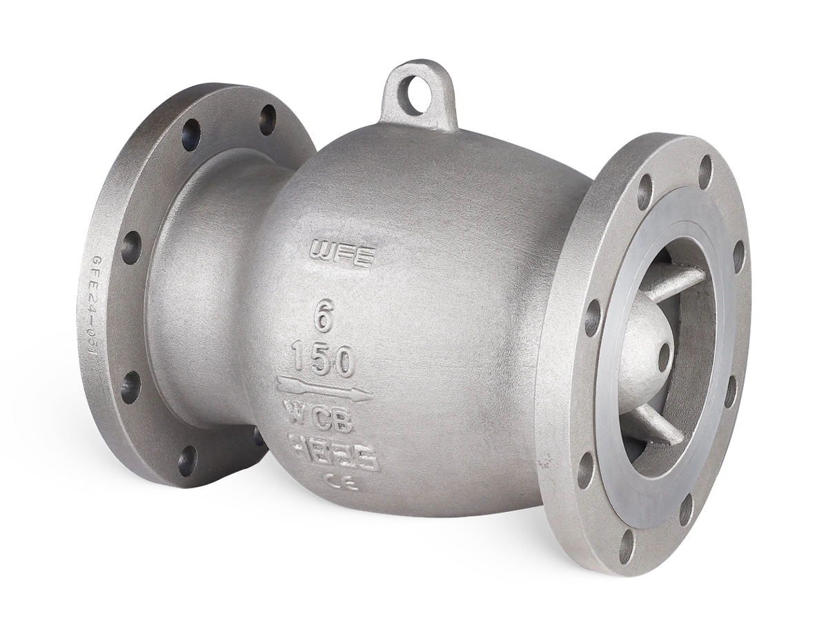 Axial-flow check valve