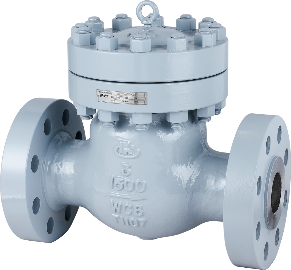 Flanged lift check valve