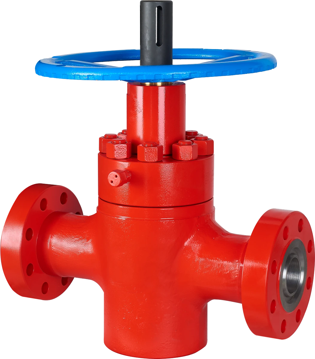 Handwheel-operated choke valve