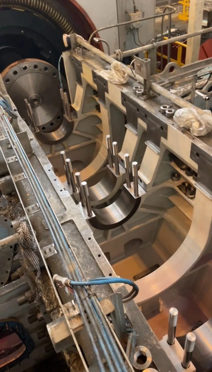 Open casing and internal inspection