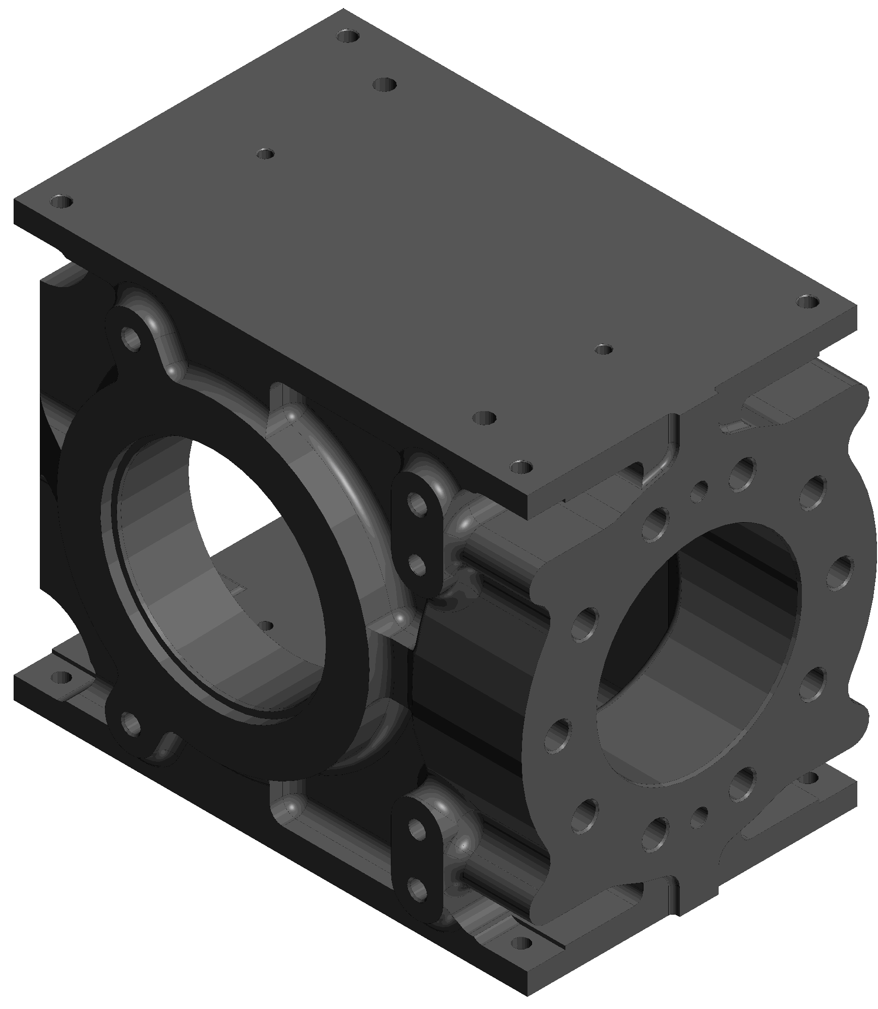 Reconstructed crosshead CAD model