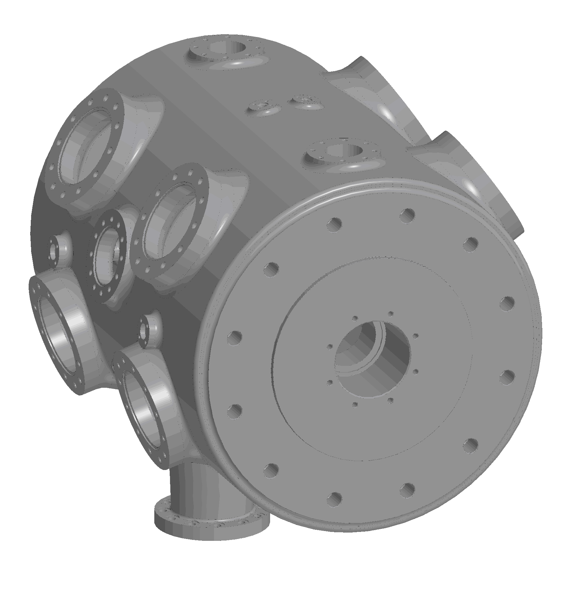 Large cylinder CAD model — second view