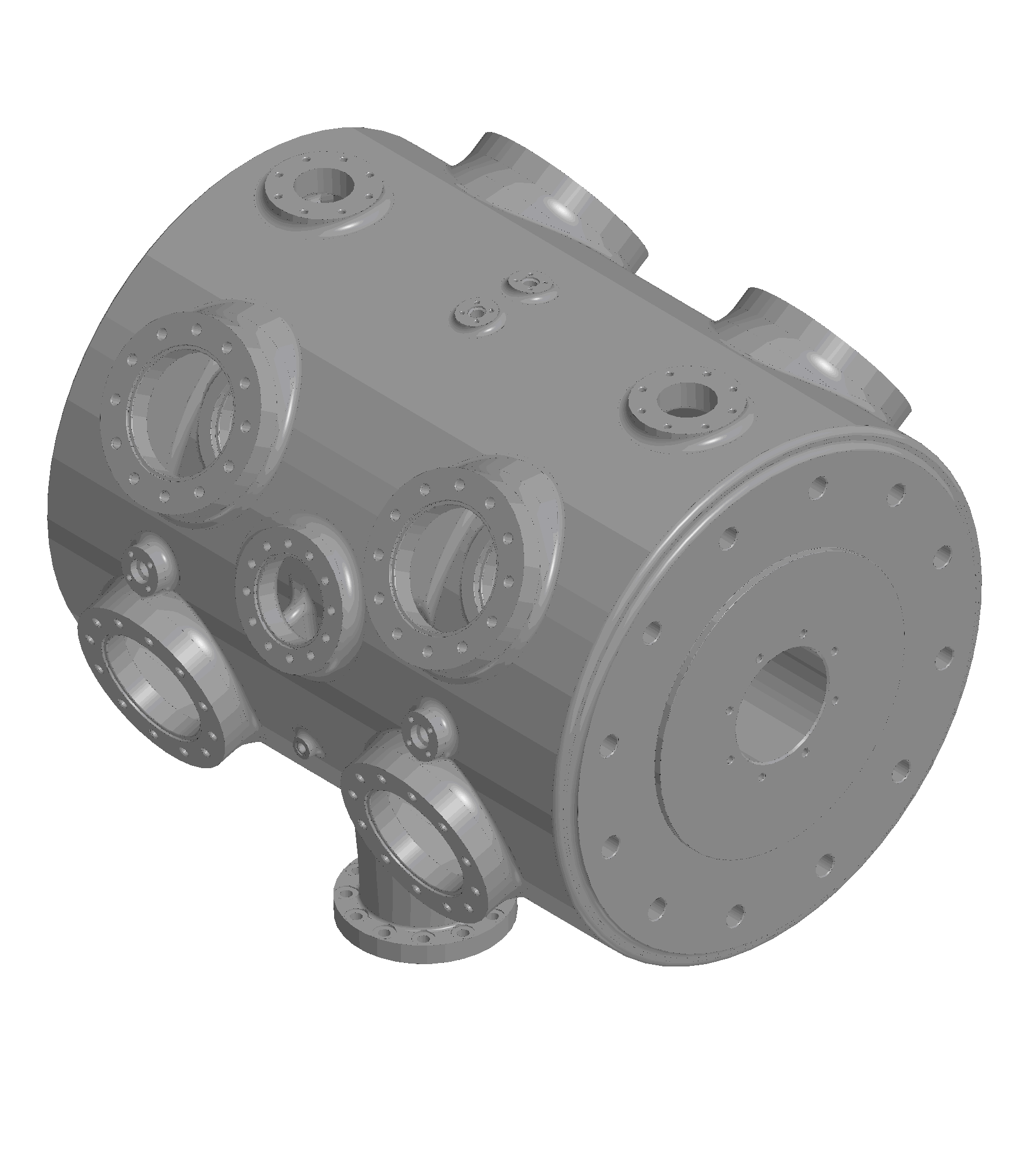 Reconstructed large cylinder CAD model