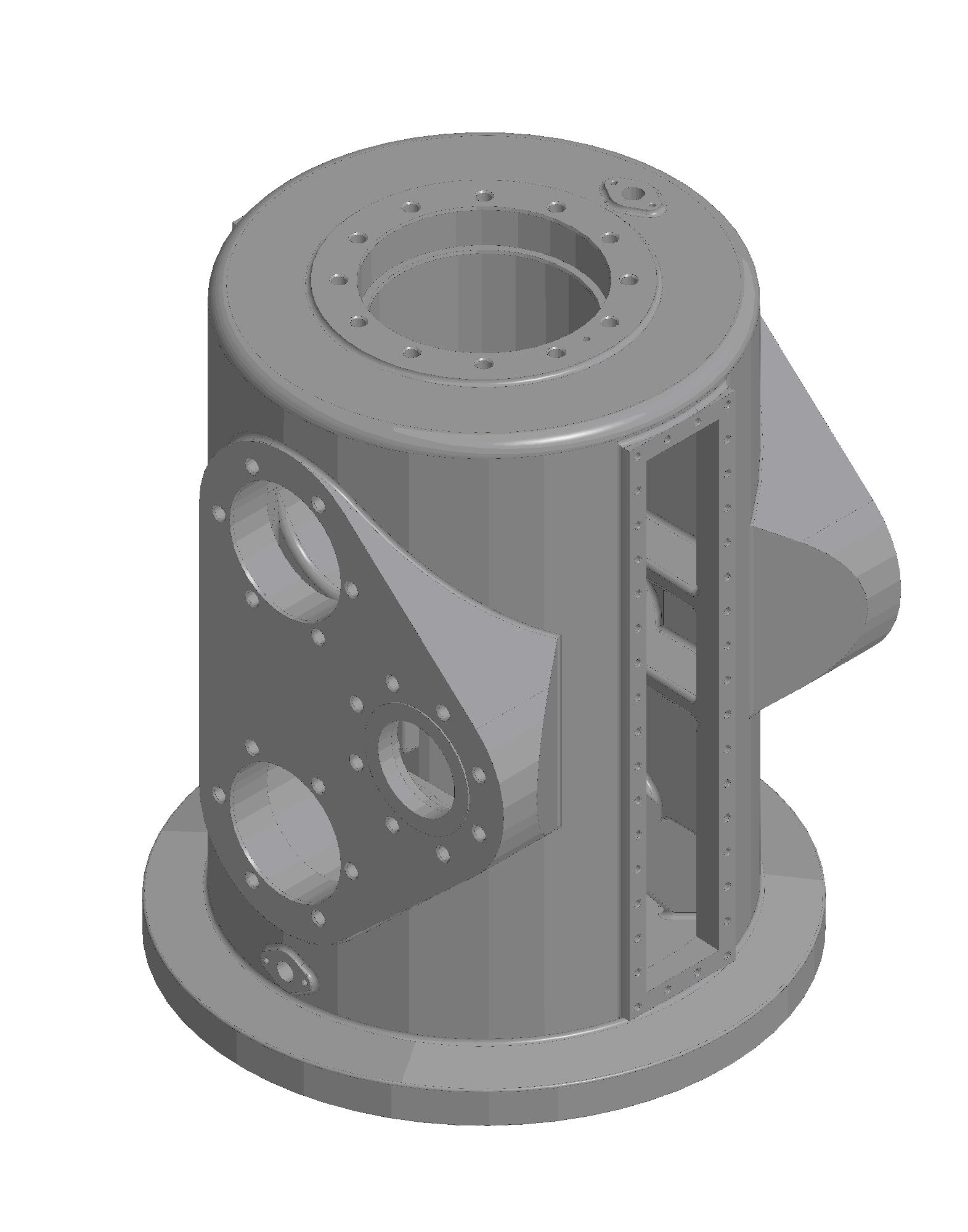 Reconstructed compressor cylinder CAD model
